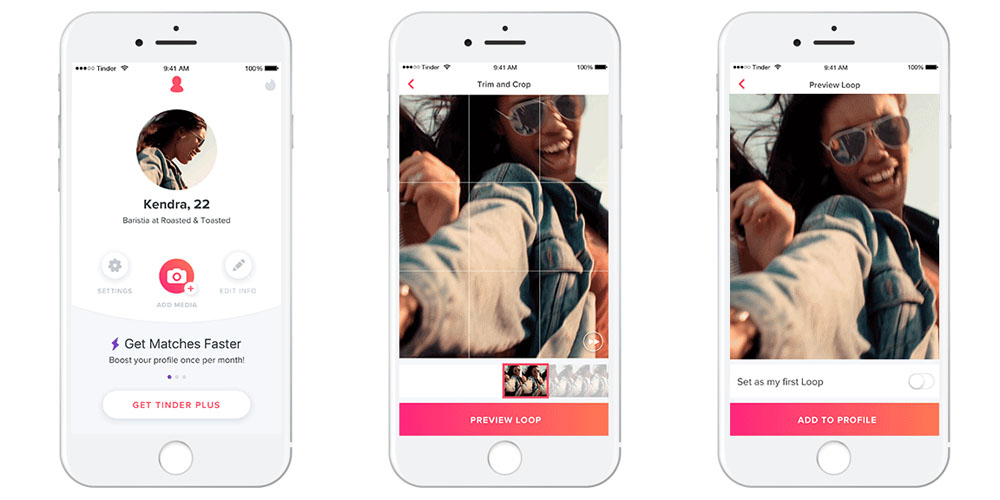 Download Tinder App Now Lets You Include 2 Second Gifs Testing Places Feature 9to5mac