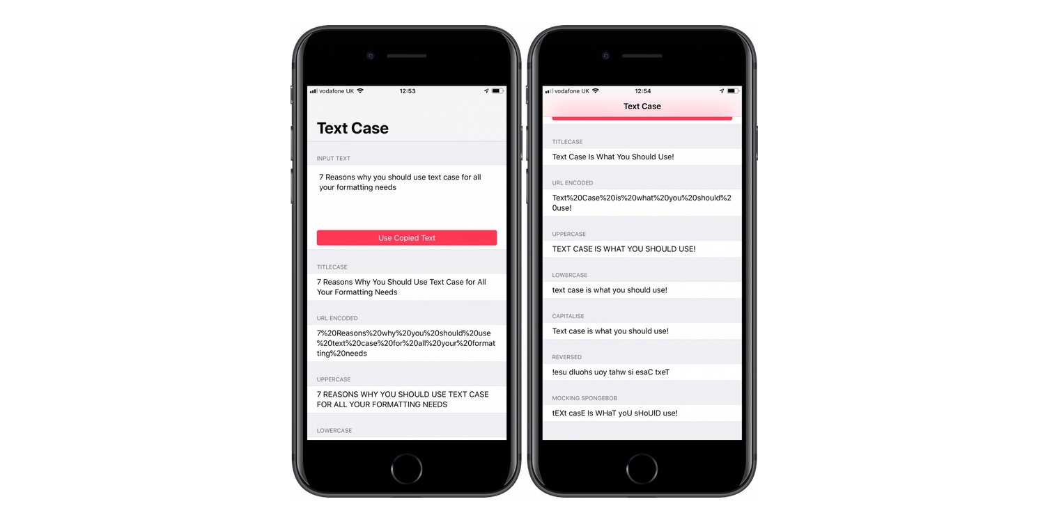 Text Case Is A Simple Utility App For Text Conversion On Ios 9to5mac