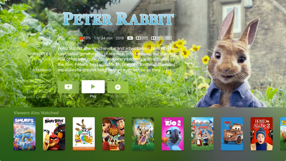 tvOS 12 beta now includes Dolby Atmos support for iTunes Movies on