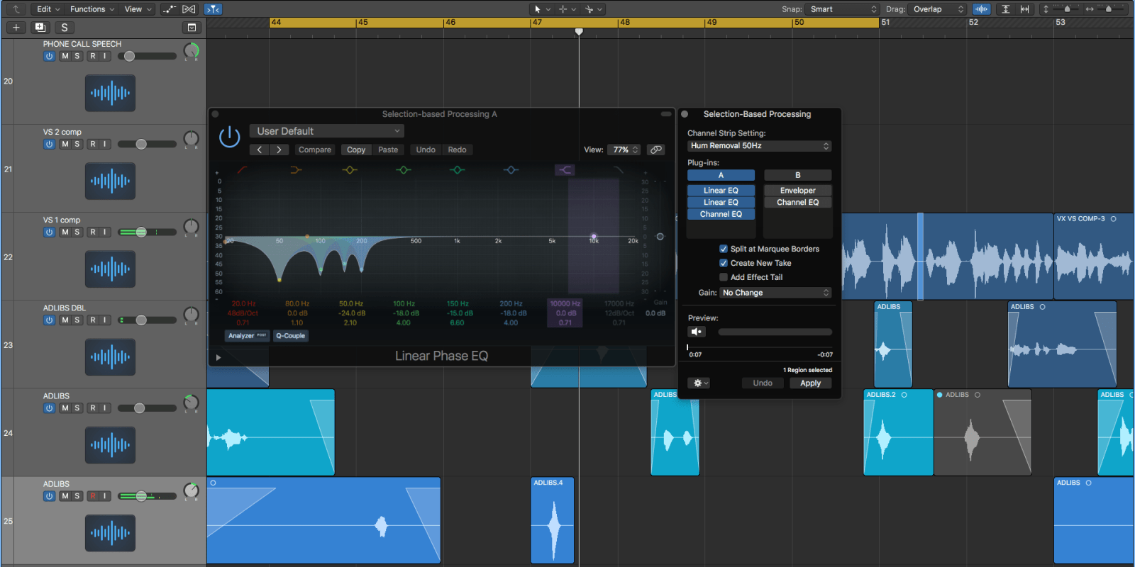 photo of Logic Pros: Using Selection-Based Processing for easy audio repairs & precision editing image