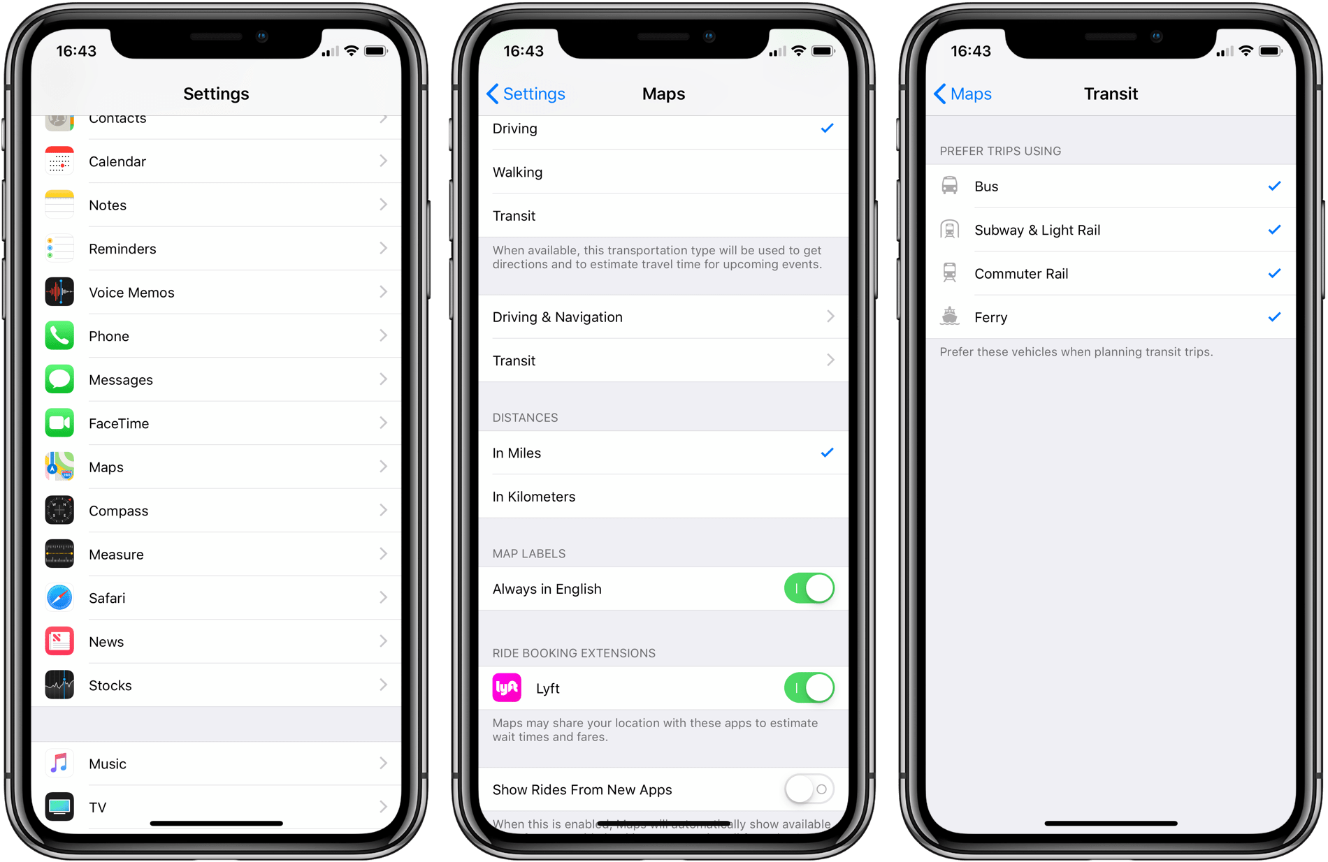 IPhone How To Customize Transit Directions In Apple Maps 9to5Mac