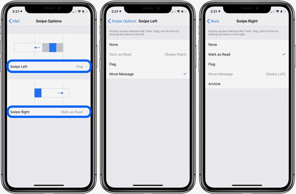 iPhone & iPad How to customize swipe gestures in mail 9to5Mac