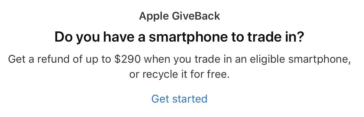 Apple pushes GiveBack program with trade-ins now worth instant credit