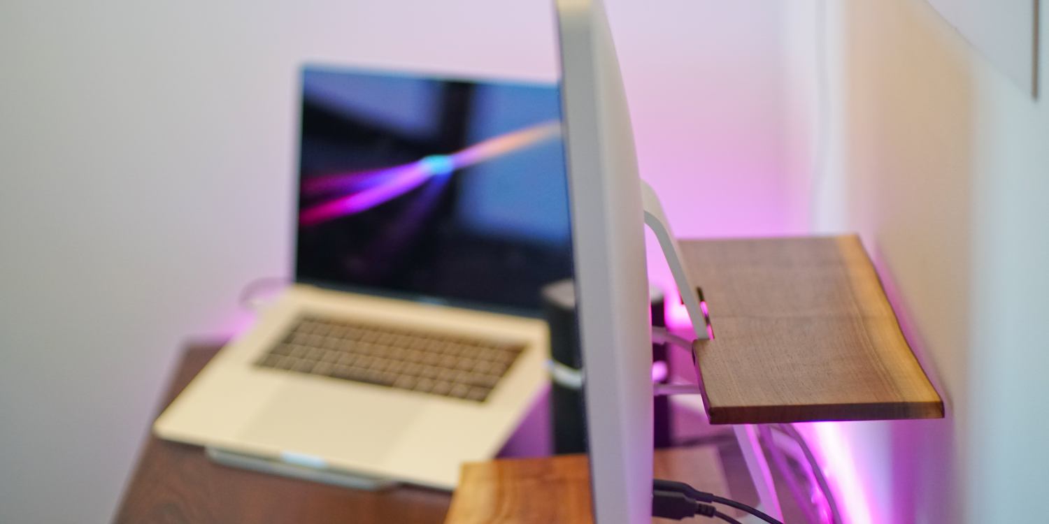 photo of Review: Understands Butler, a neat wooden shelf for an iMac or Apple monitor image