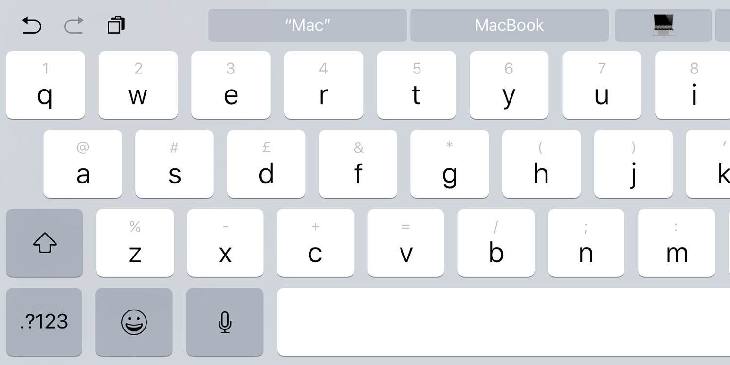 undo on mac keyboard