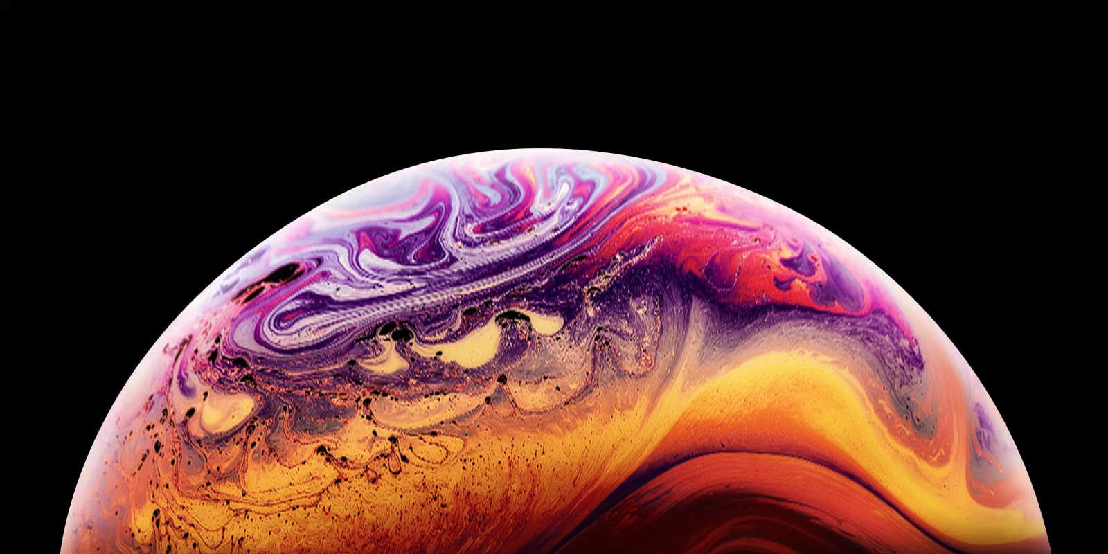 wallpaper from the leaked iPhone XS