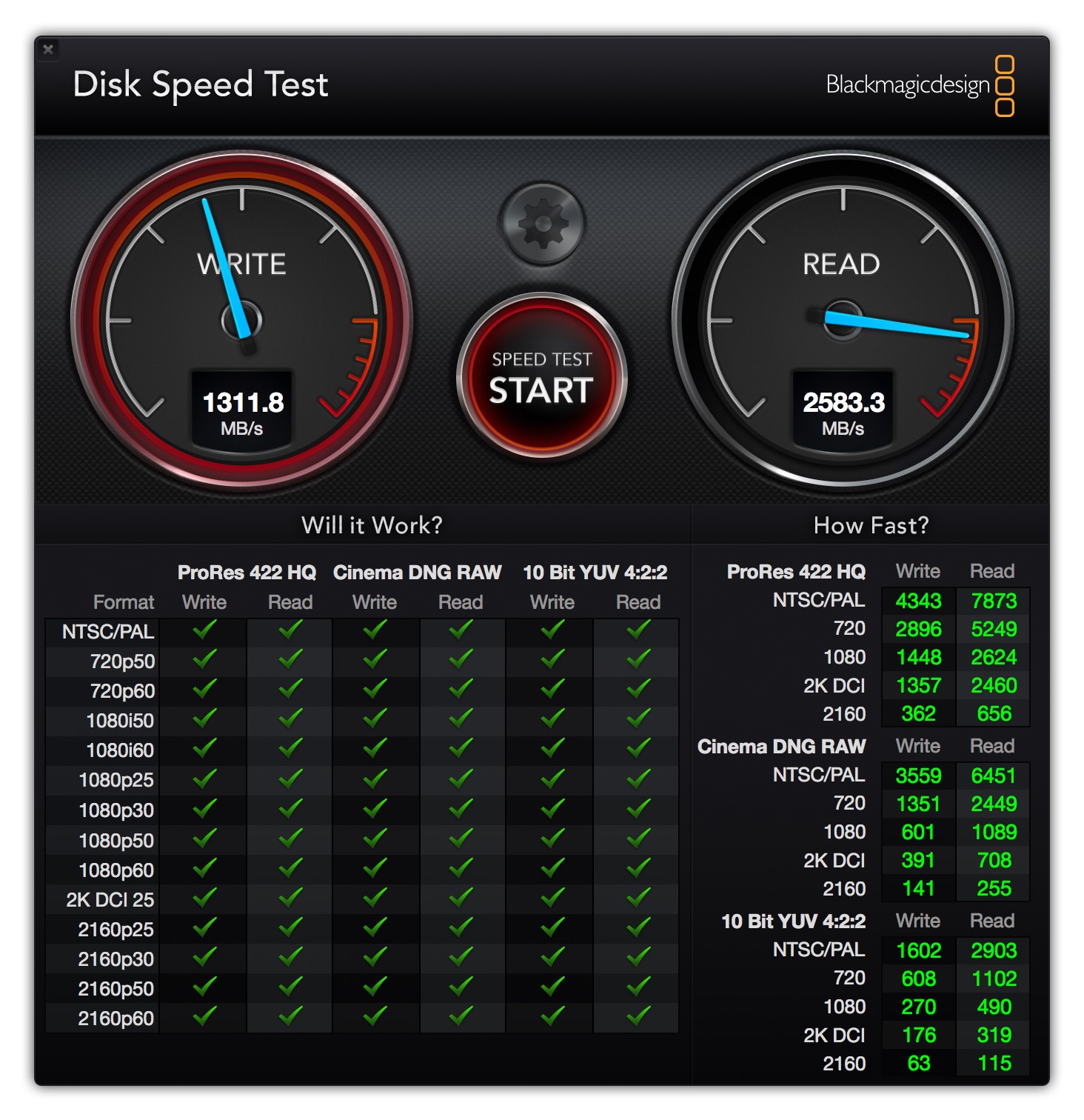blackmagic disk speed test for windows 10