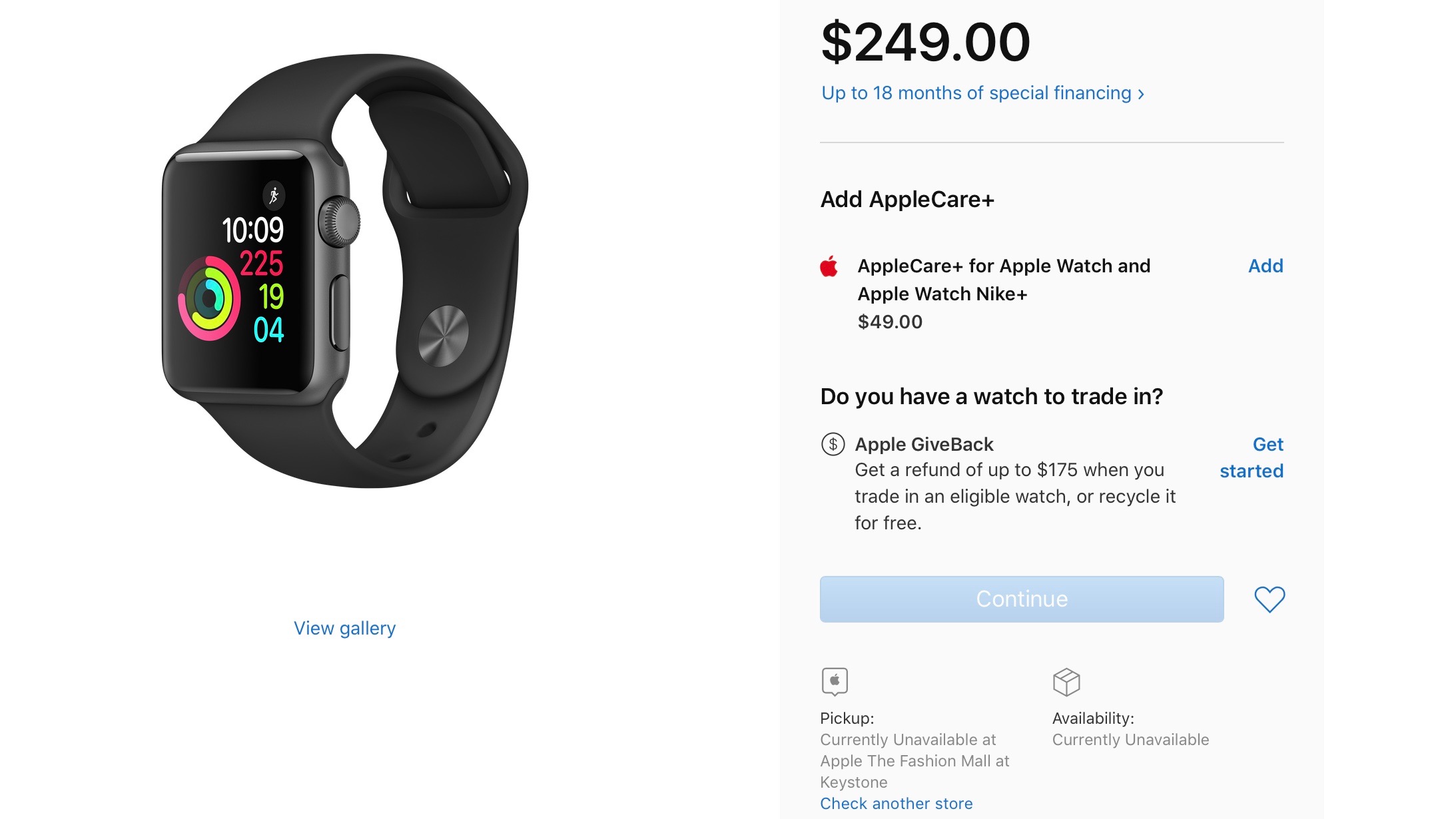 Apple Watch Series 1 & Series 3 supply starts to run low ahead of