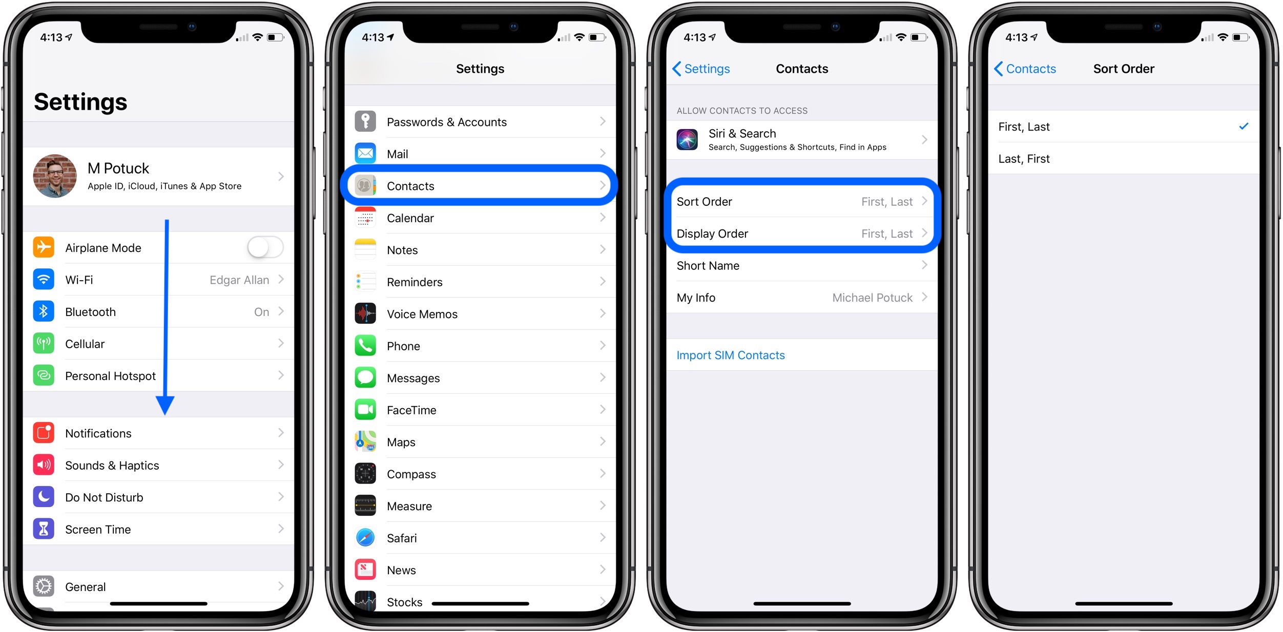 iPhone: How to change contacts sort order and display order - 9to5Mac