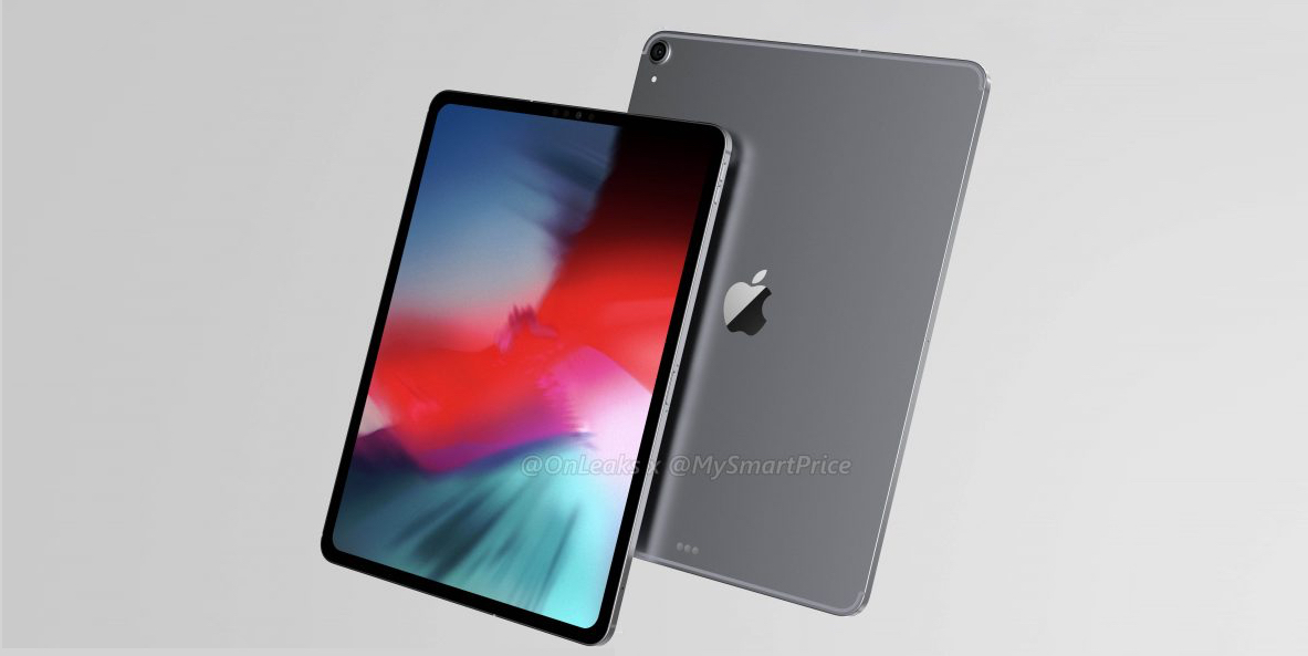 Renders show new thin-bezel iPad Pro based on purported design: flat ...