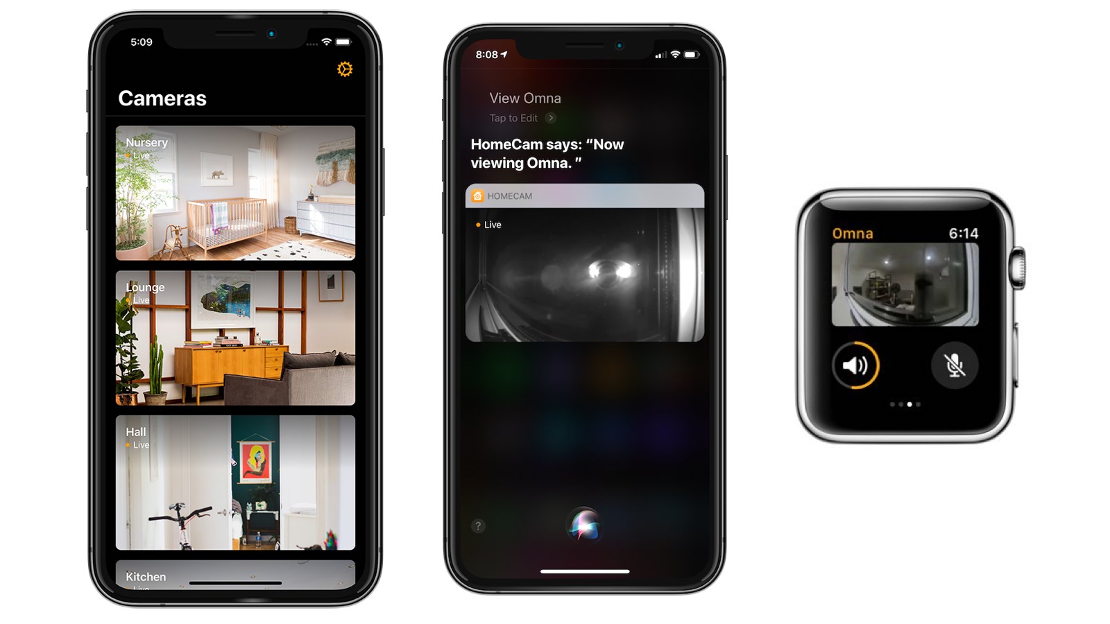 HomeCam app for HomeKit cameras adds support for Siri Shortcuts, Apple  Watch app, more - 9to5Mac
