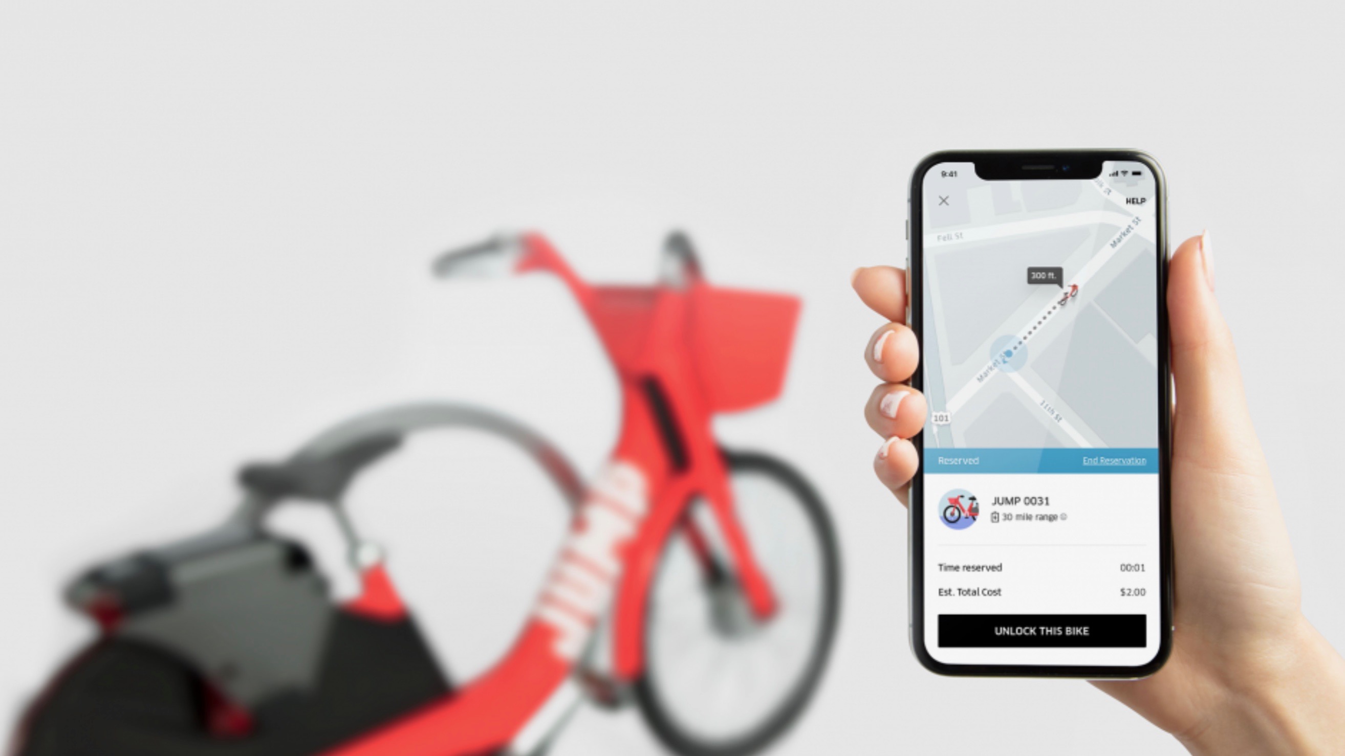 bikes/scooters, more via iOS app 