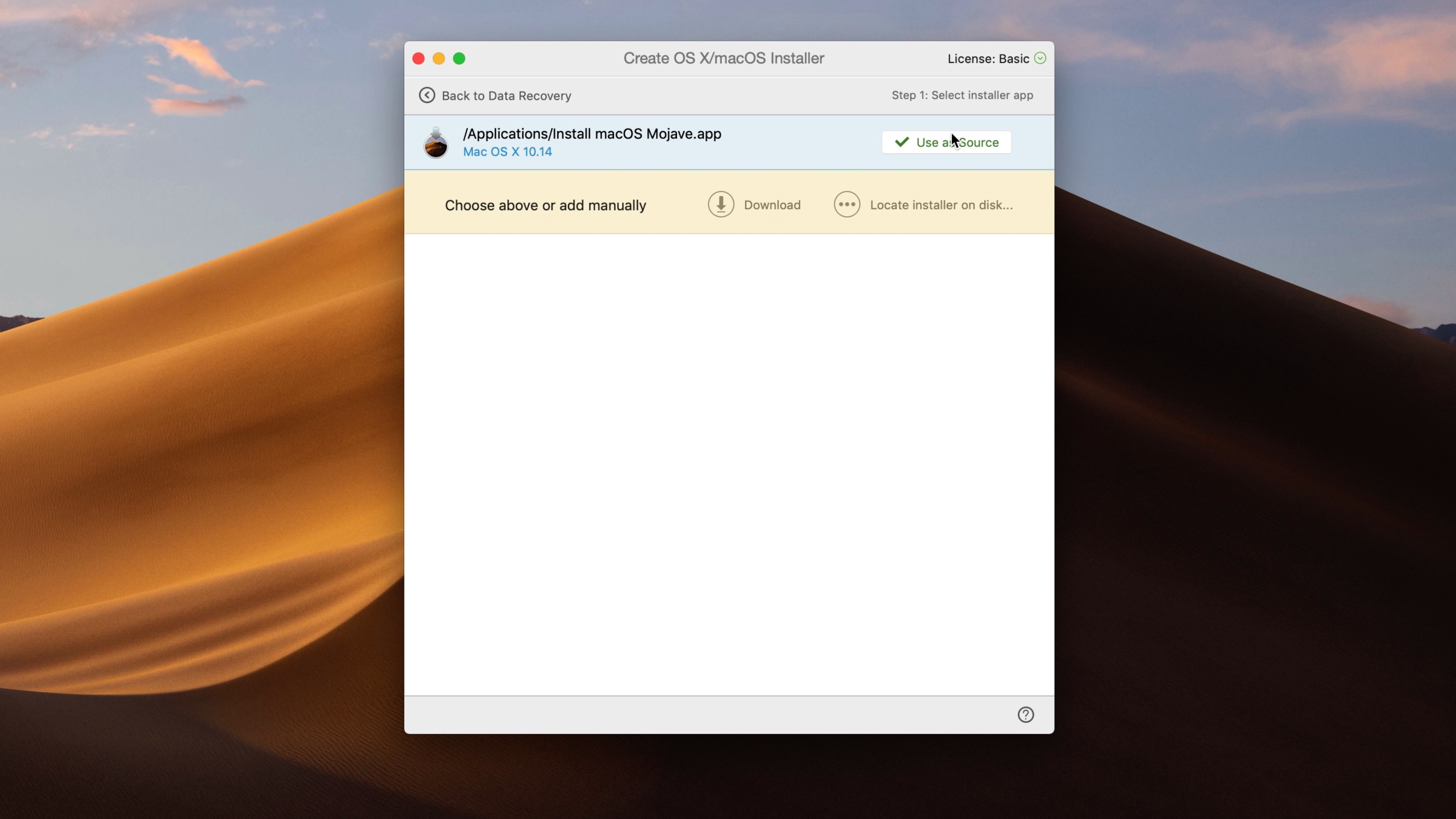 how to create a folder on mac mojave