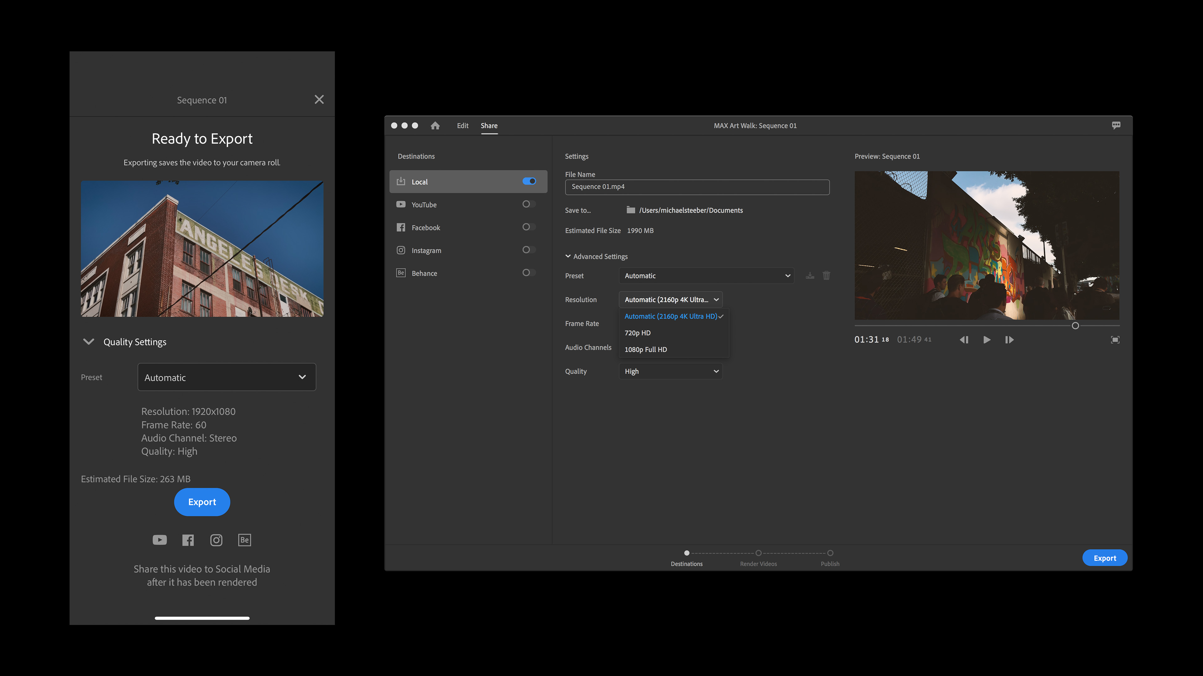 adobe premiere rush cc vs pro