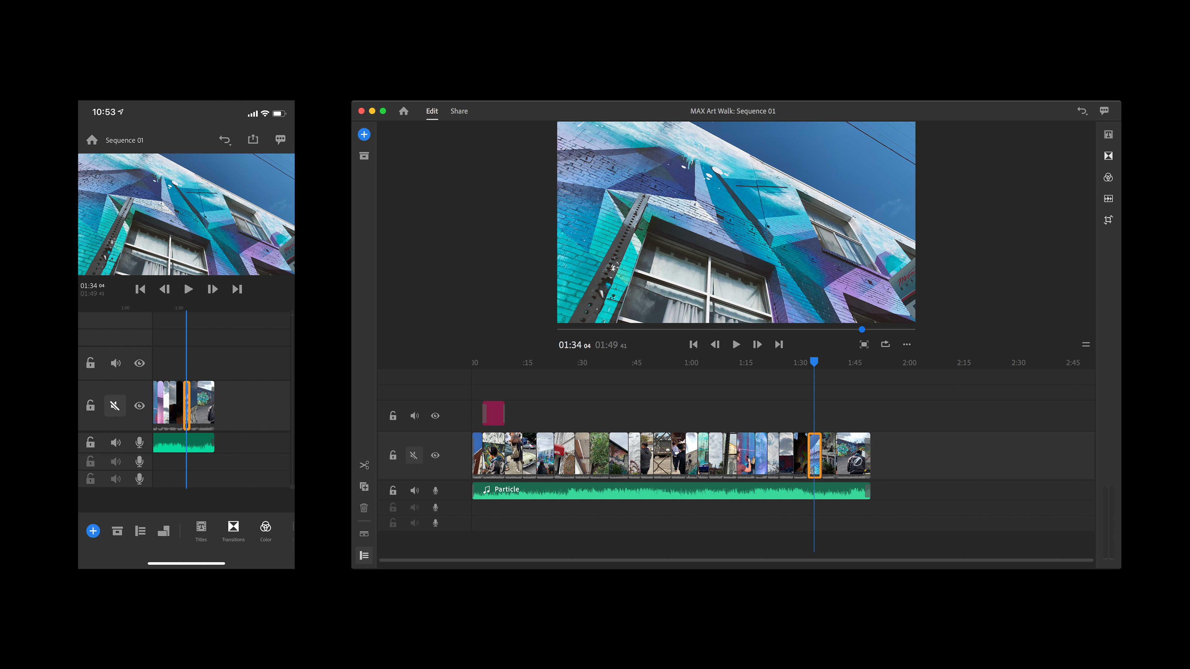 adobe premiere clip vs rush