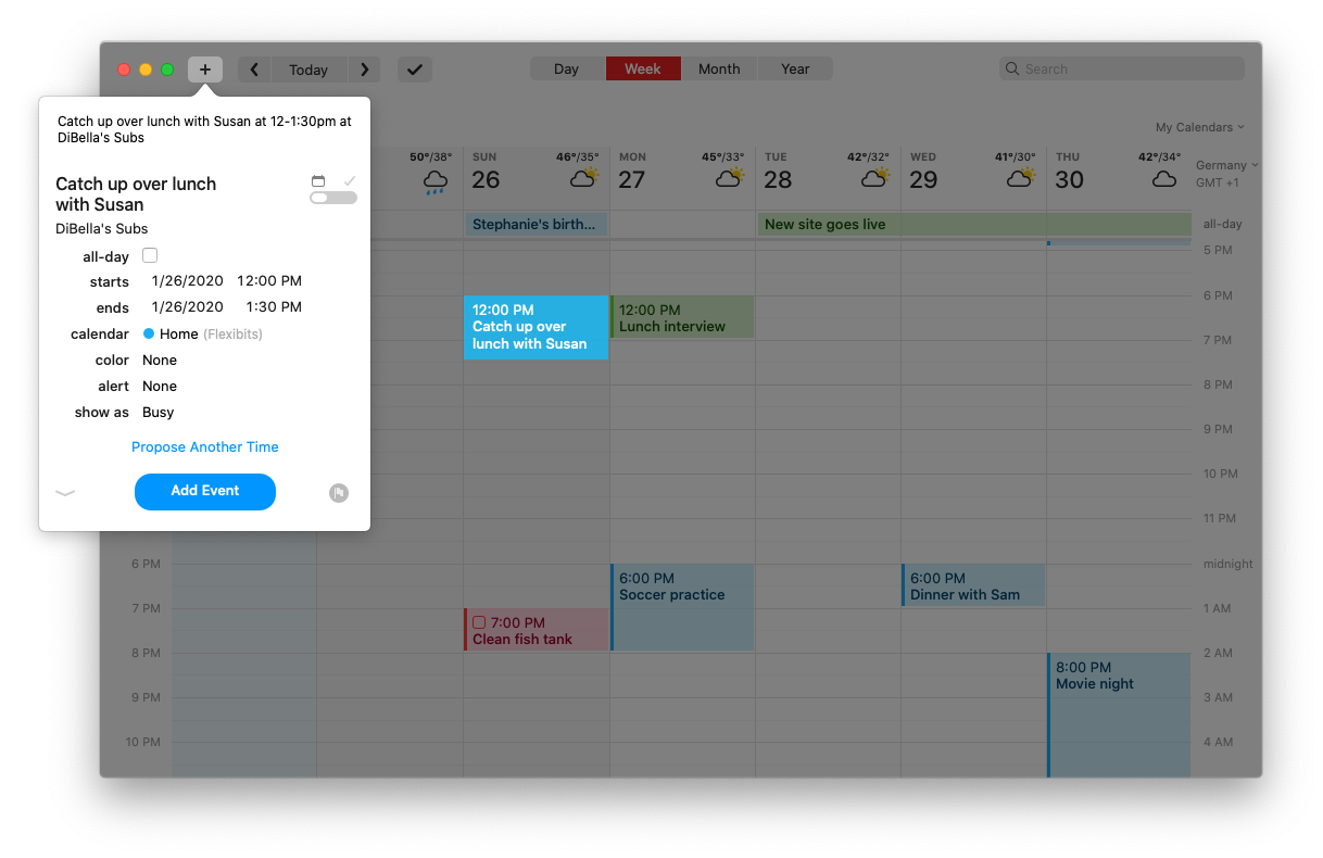 best schedule app for mac
