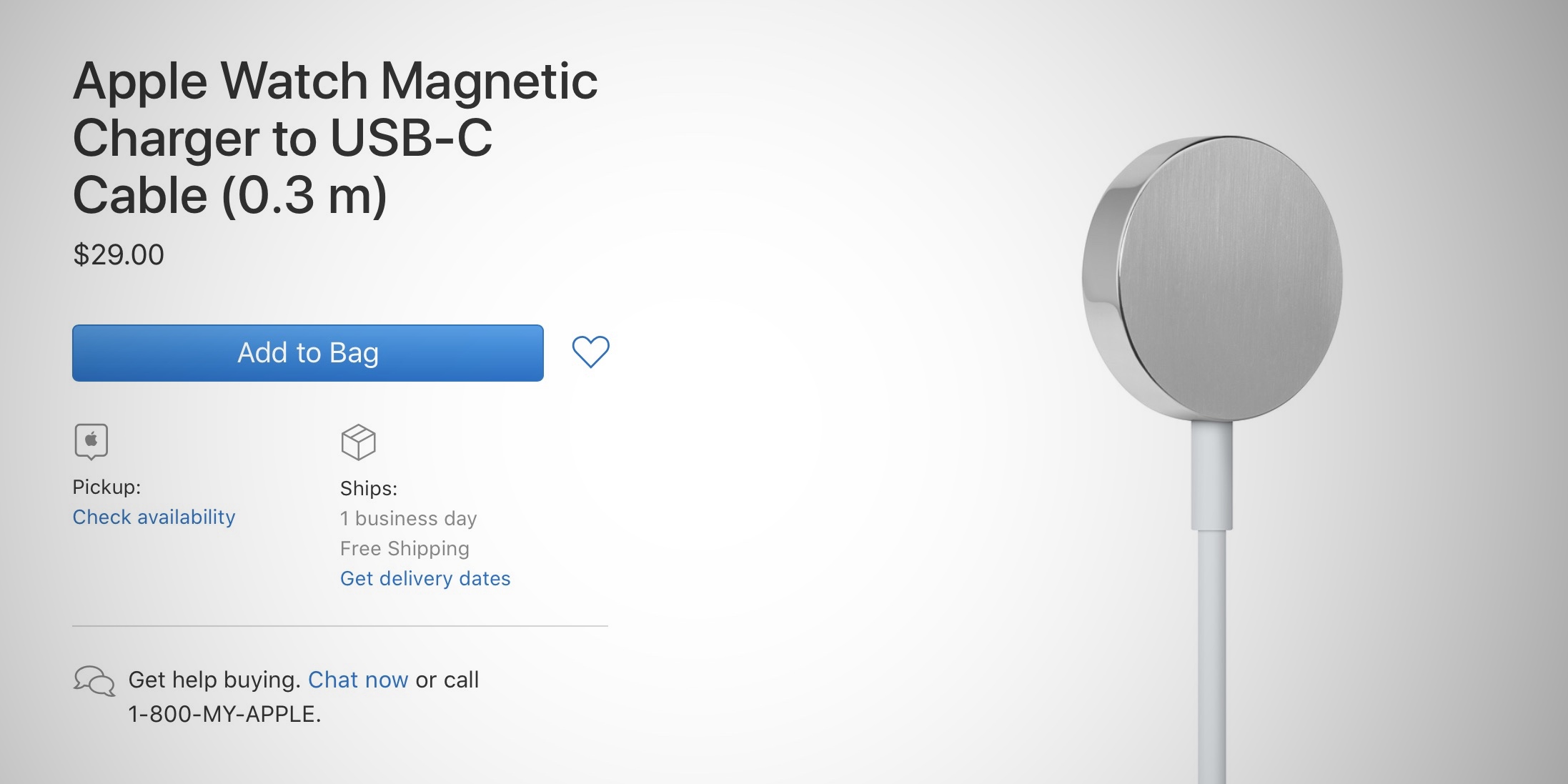 Apple watch power adapter wattage sale