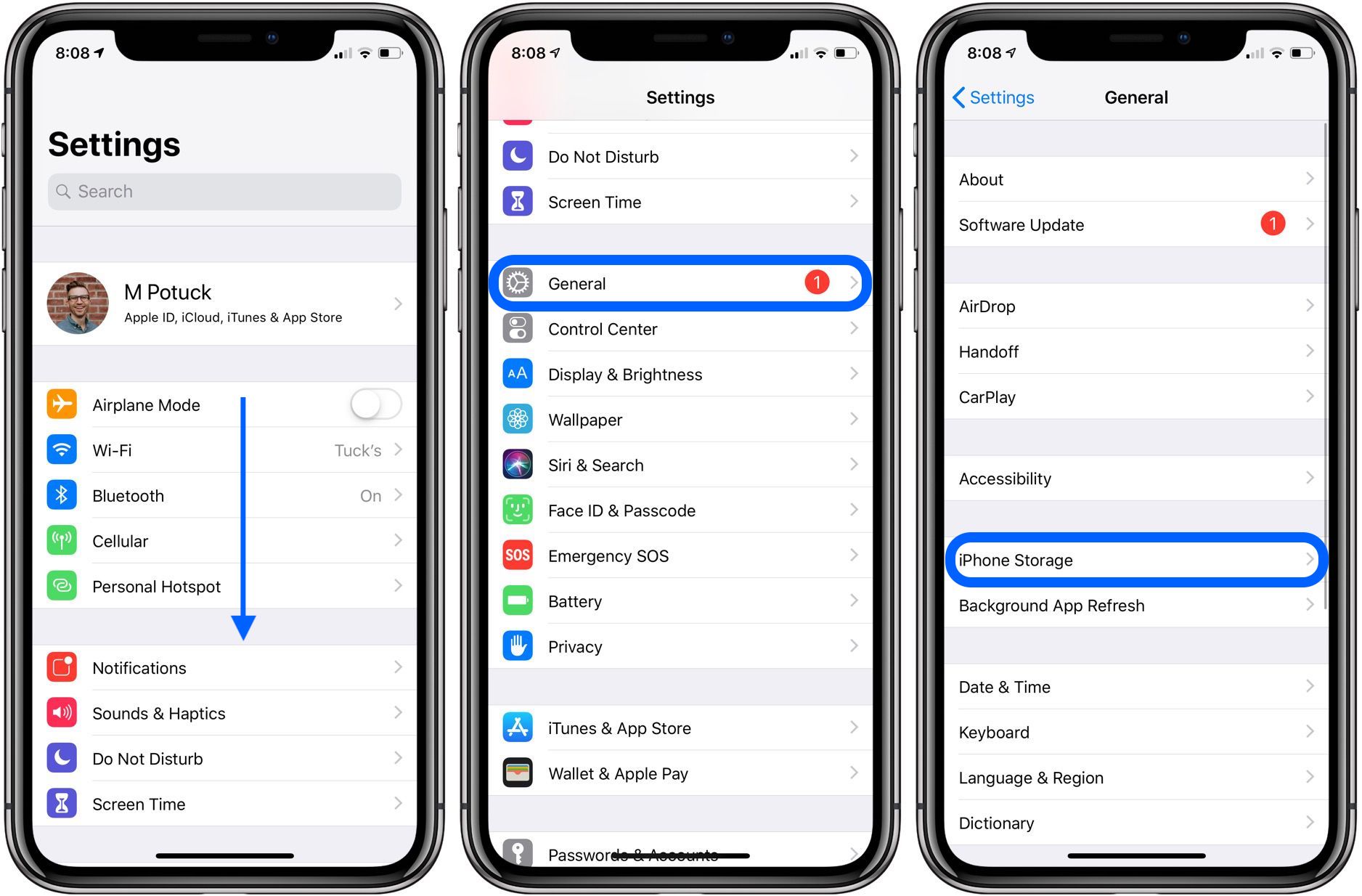 how to check macbook space