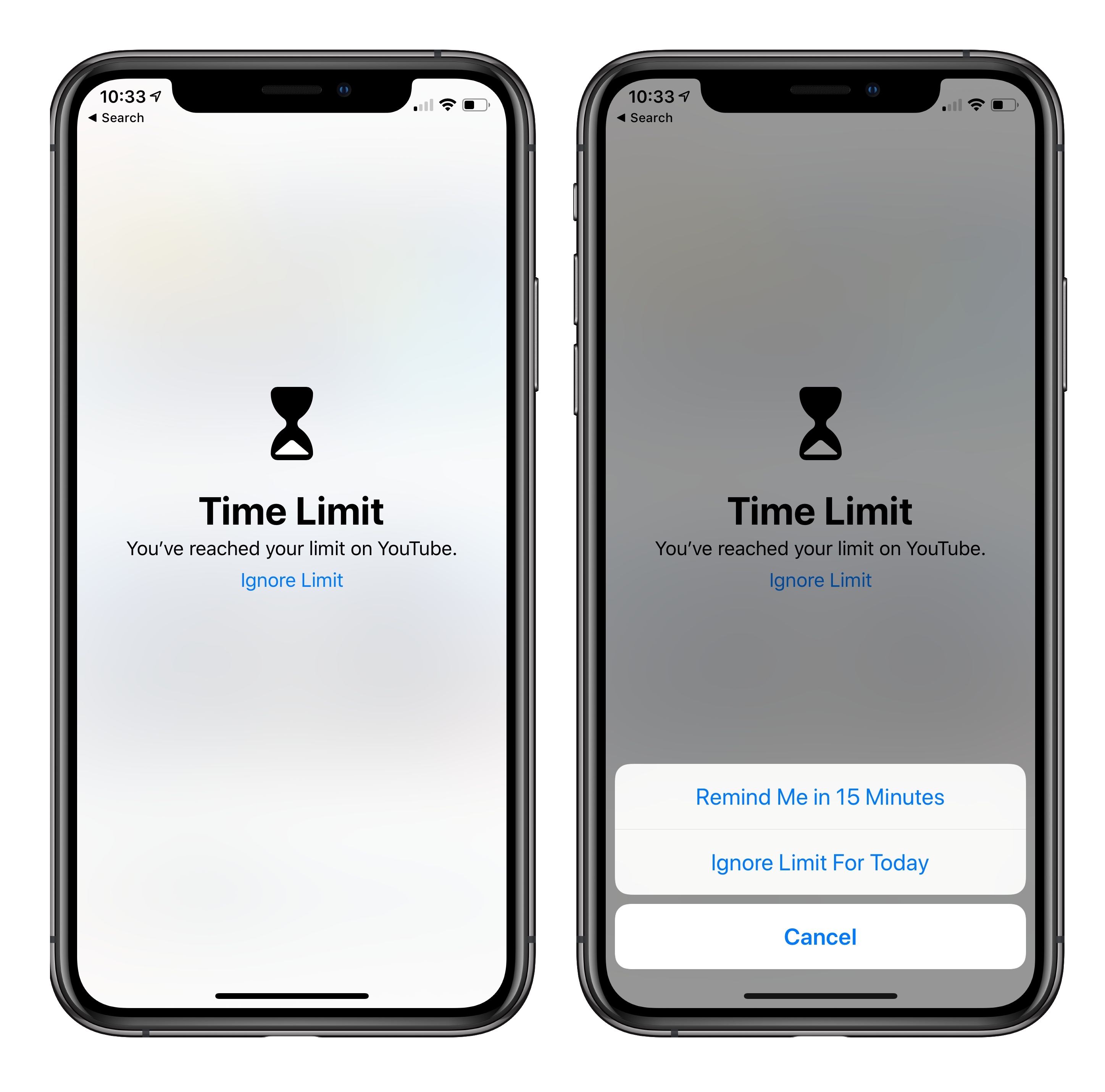 iphone screen time limit app