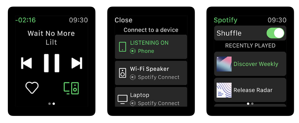 spotify download liked songs to apple watch