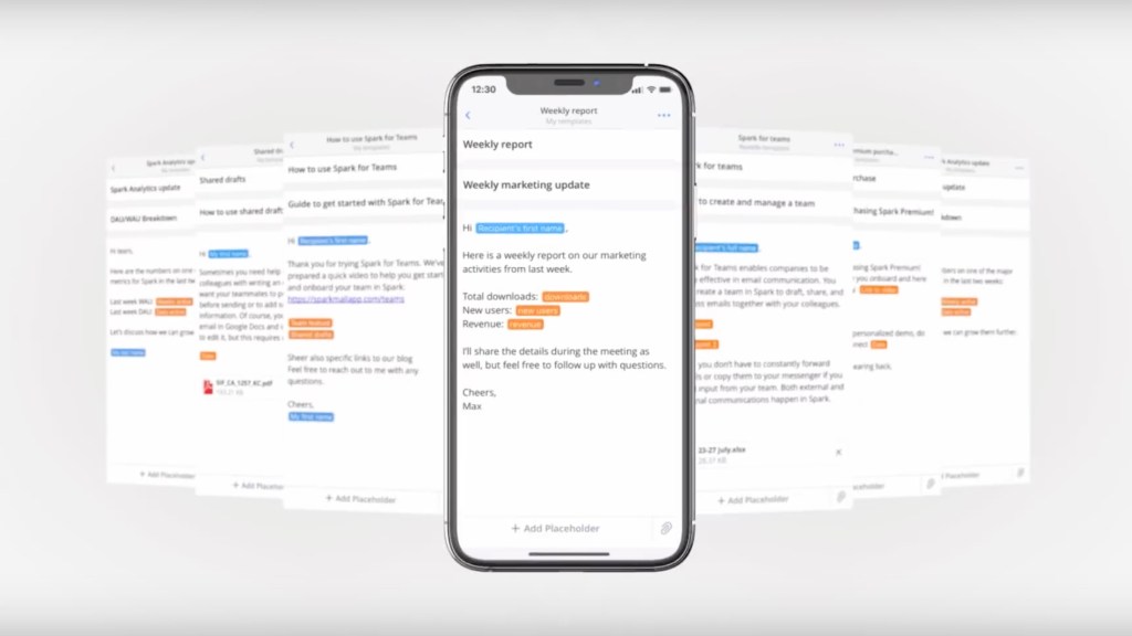 Spark launches email templates for iOS and Mac to easily create reports