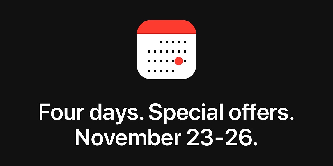 Apple holding ‘four days of special offers’ event for Black Friday through Cyber Monday