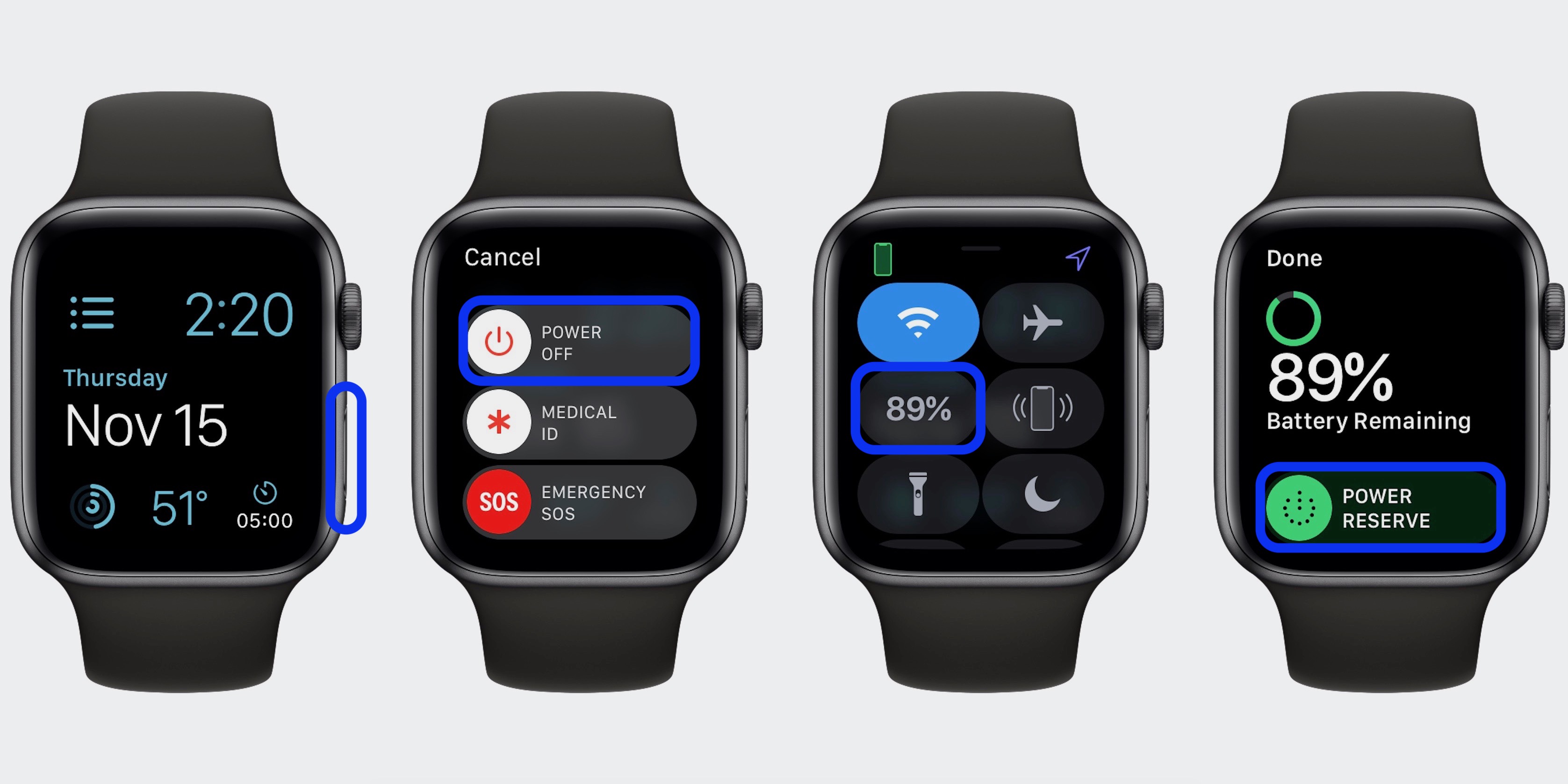 how-to-turn-off-apple-watch-series-5-youtube