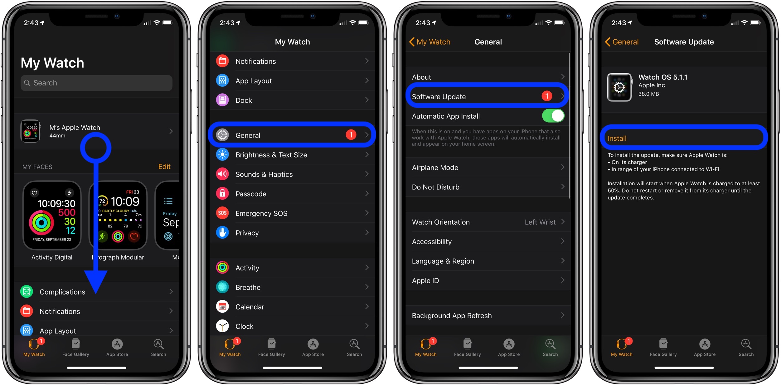 How To Update Software On Apple Watch 