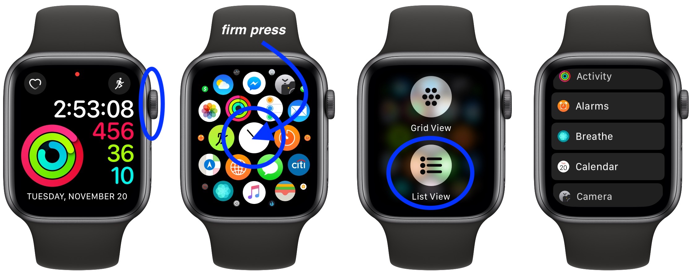 how-to-switch-to-list-view-or-grid-view-on-apple-watch-with-watchos-5