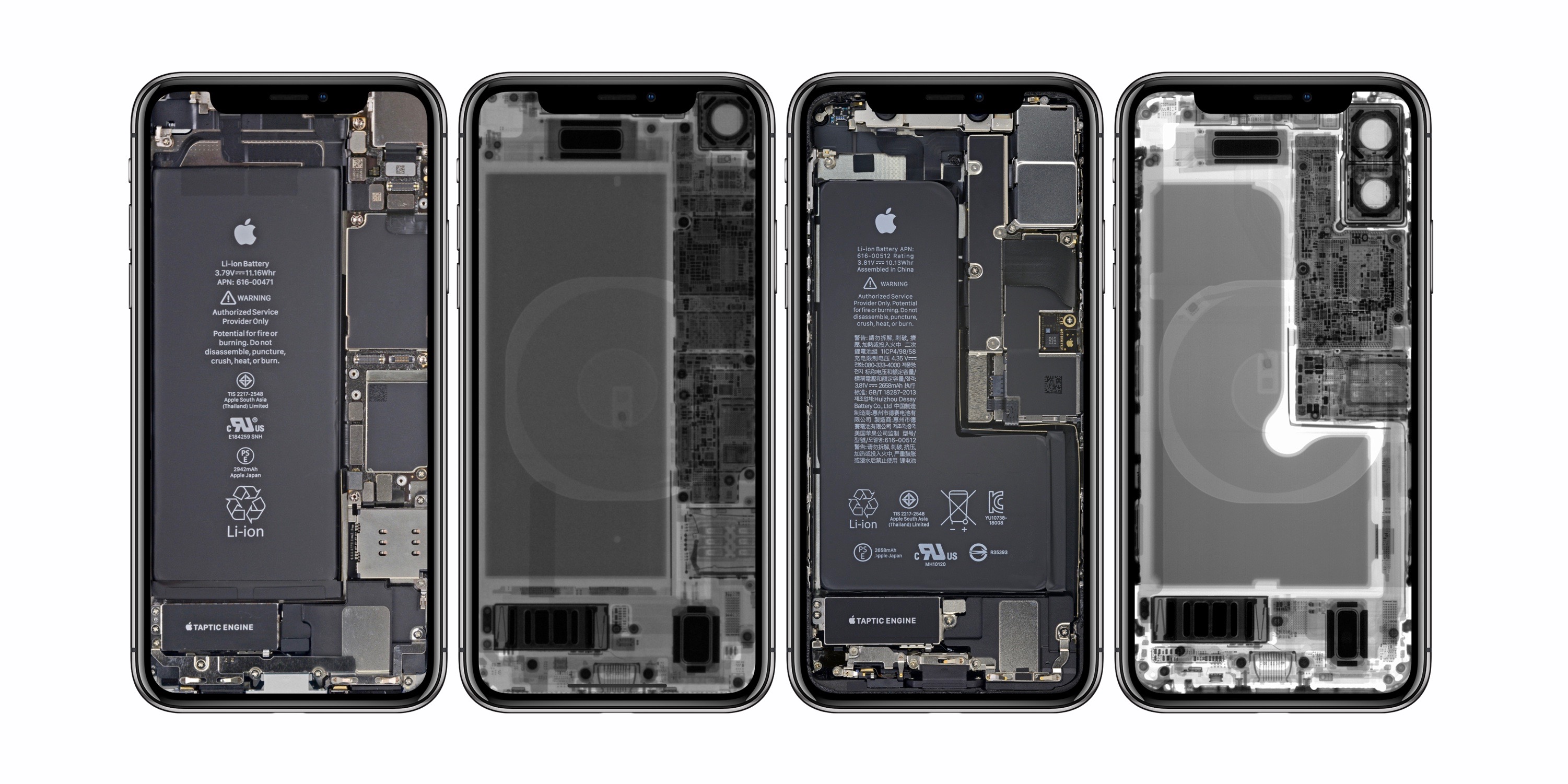 iFixit releases fun xray and internal wallpapers for iPhone XR, XS available too  9to5Mac