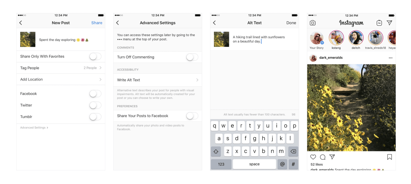 accessibility Instagram alternative text