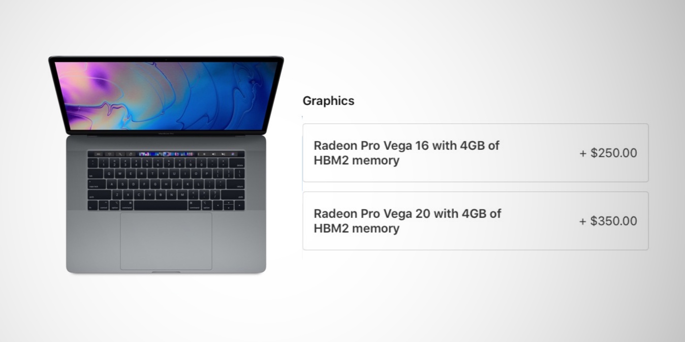 photo of You can now order the 15-inch MacBook Pro with Radeon Pro Vega discrete graphics image