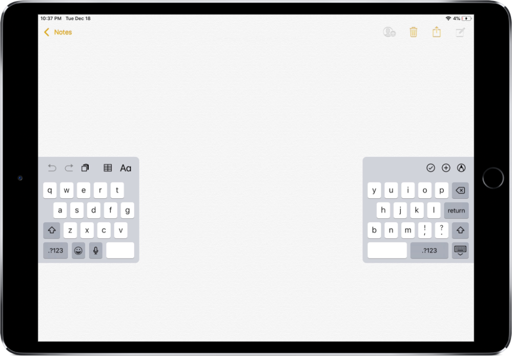 Comment: 2018 iPad Pros are portable enough for split keyboards — and