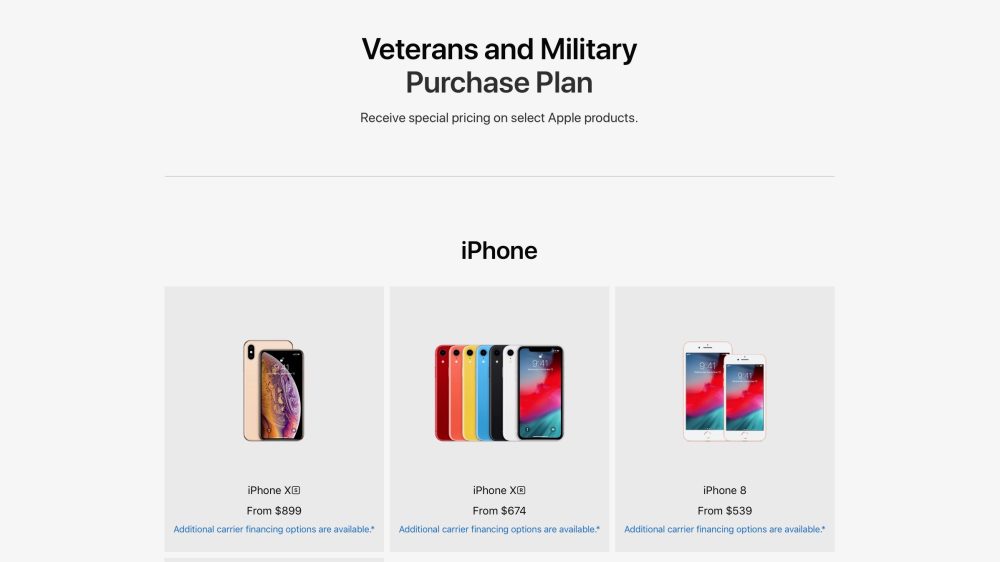 Apple launches dedicated store for military and veterans with