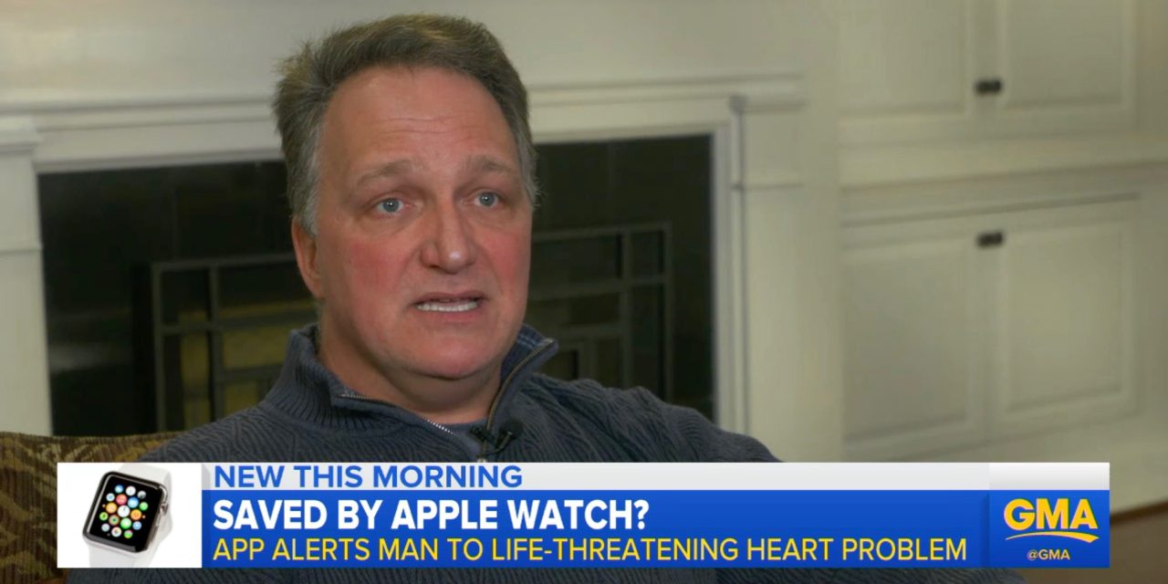 Apple Watch ECG saves life