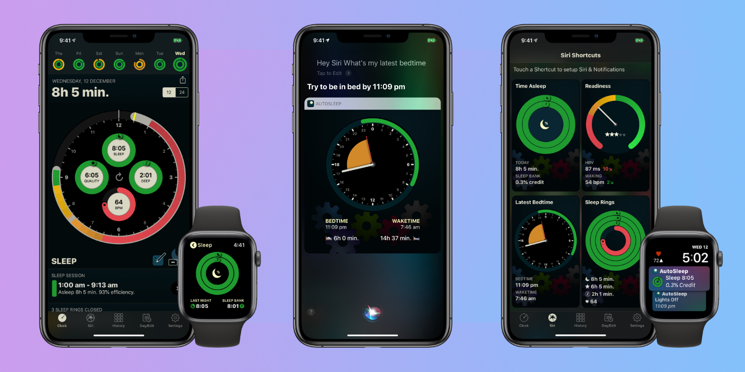 AutoSleep 6 introduces Siri Shortcuts support new design and