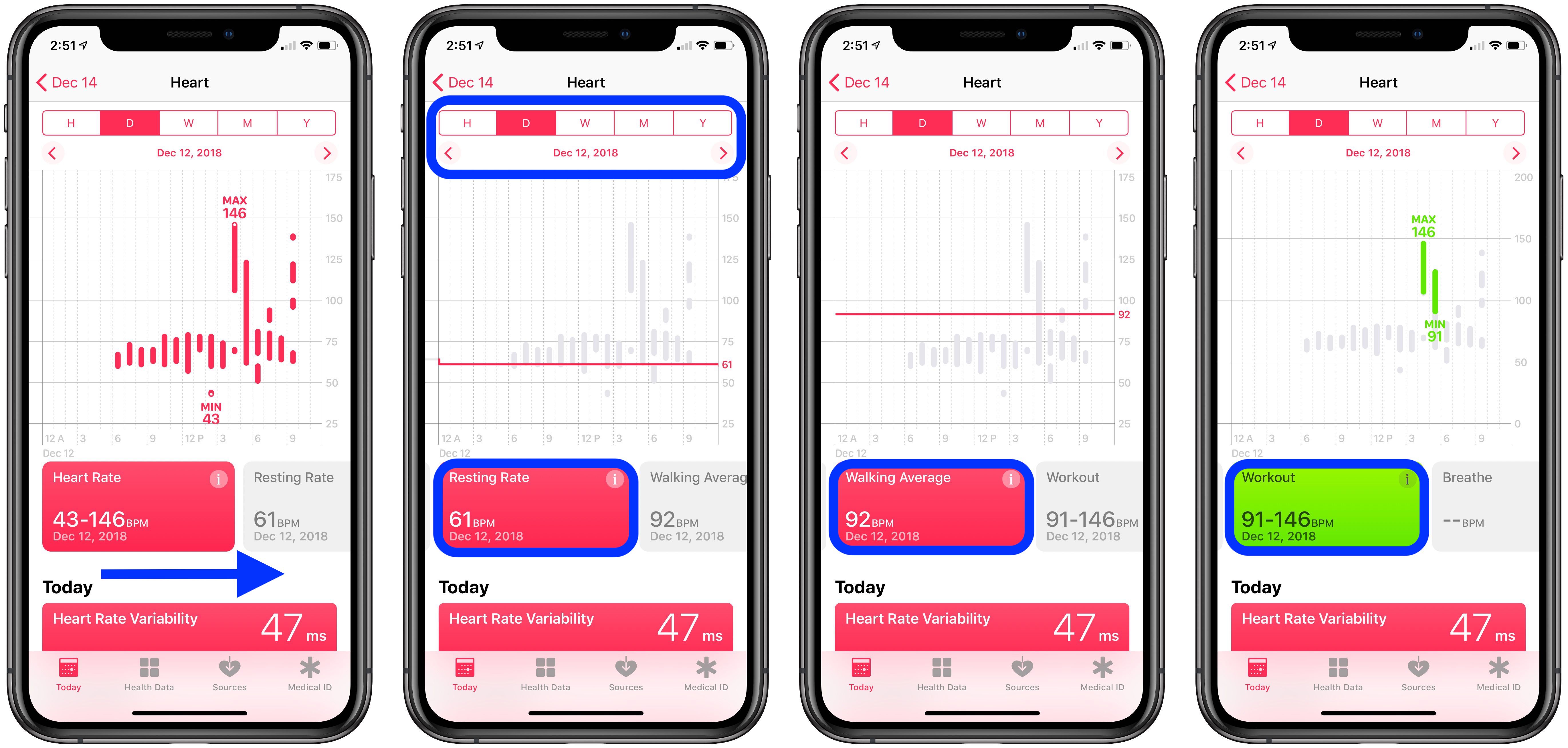 check your heart rate on iphone