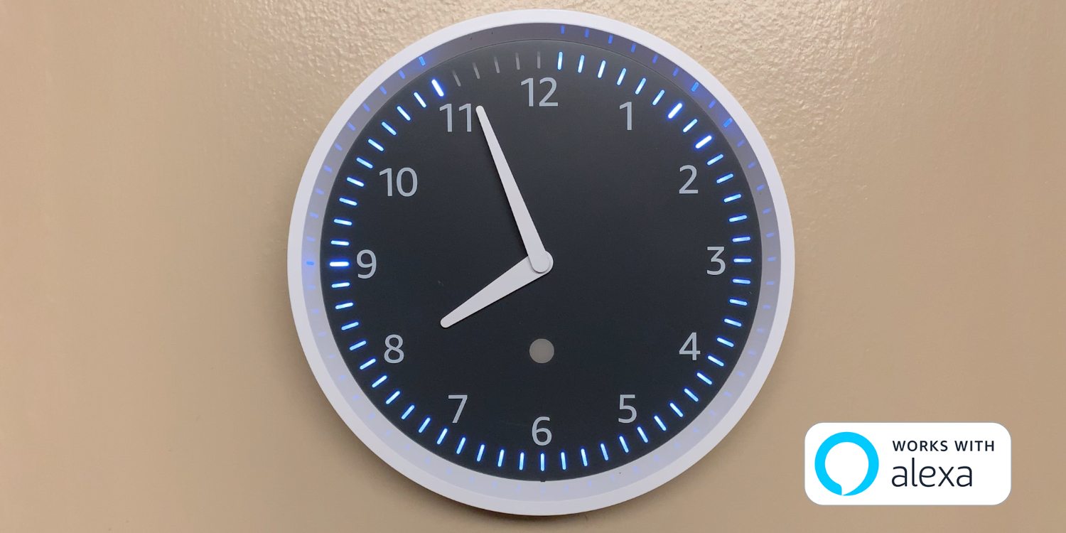 amazon echo wall clock