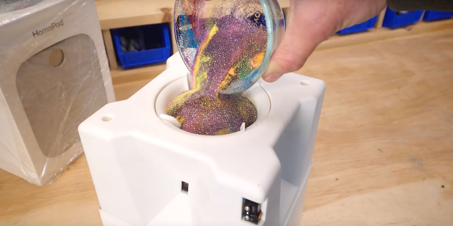 HomePod glitter bomb video was partly staged – but without his knowledge,  says creator - 9to5Mac