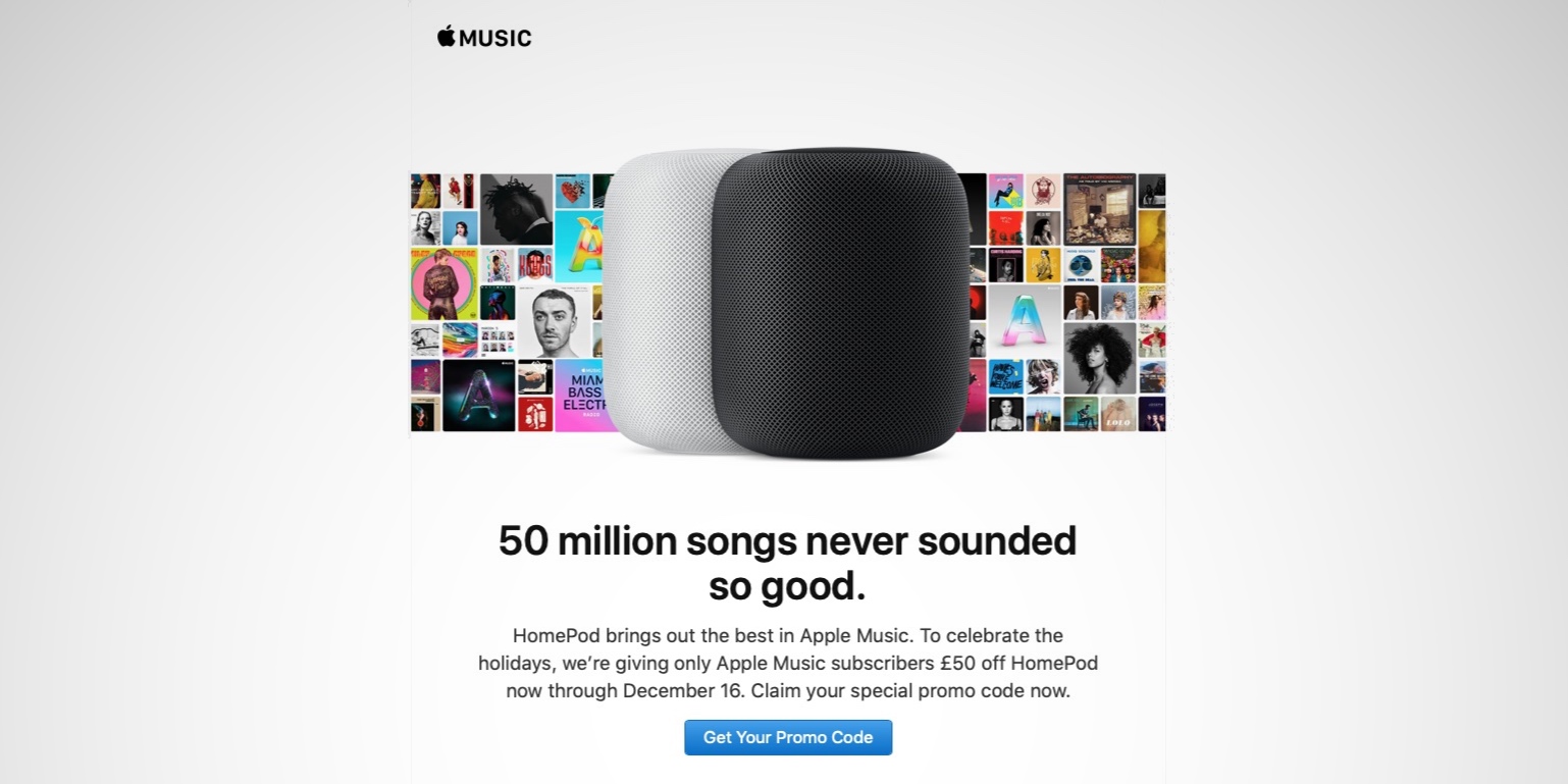 Apple Offering Discounts On Homepod To Apple Music Subscribers As Holiday Promotion 9to5mac - rap song loud roblox id codes 2018
