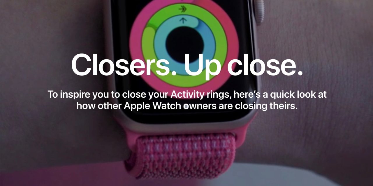 Apple Watch closer your rings