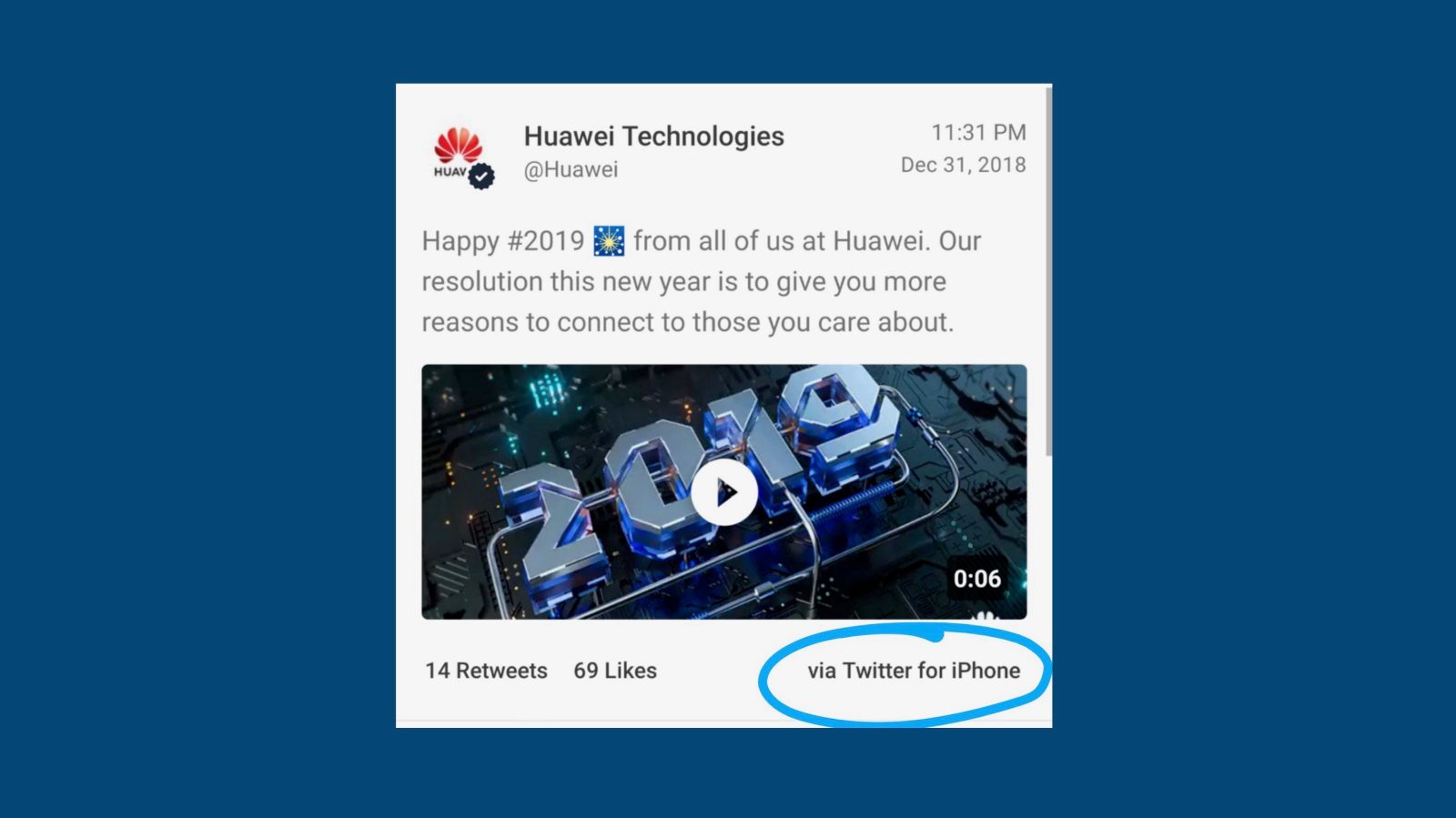 Huawei Demotes Responsible Employees Slashes Their Pay Following Latest Twitter For Iphone Blunder 9to5mac