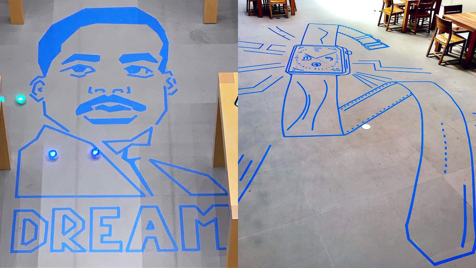 photo of Sphero maze art adds a creative twist to a favorite Apple store session image