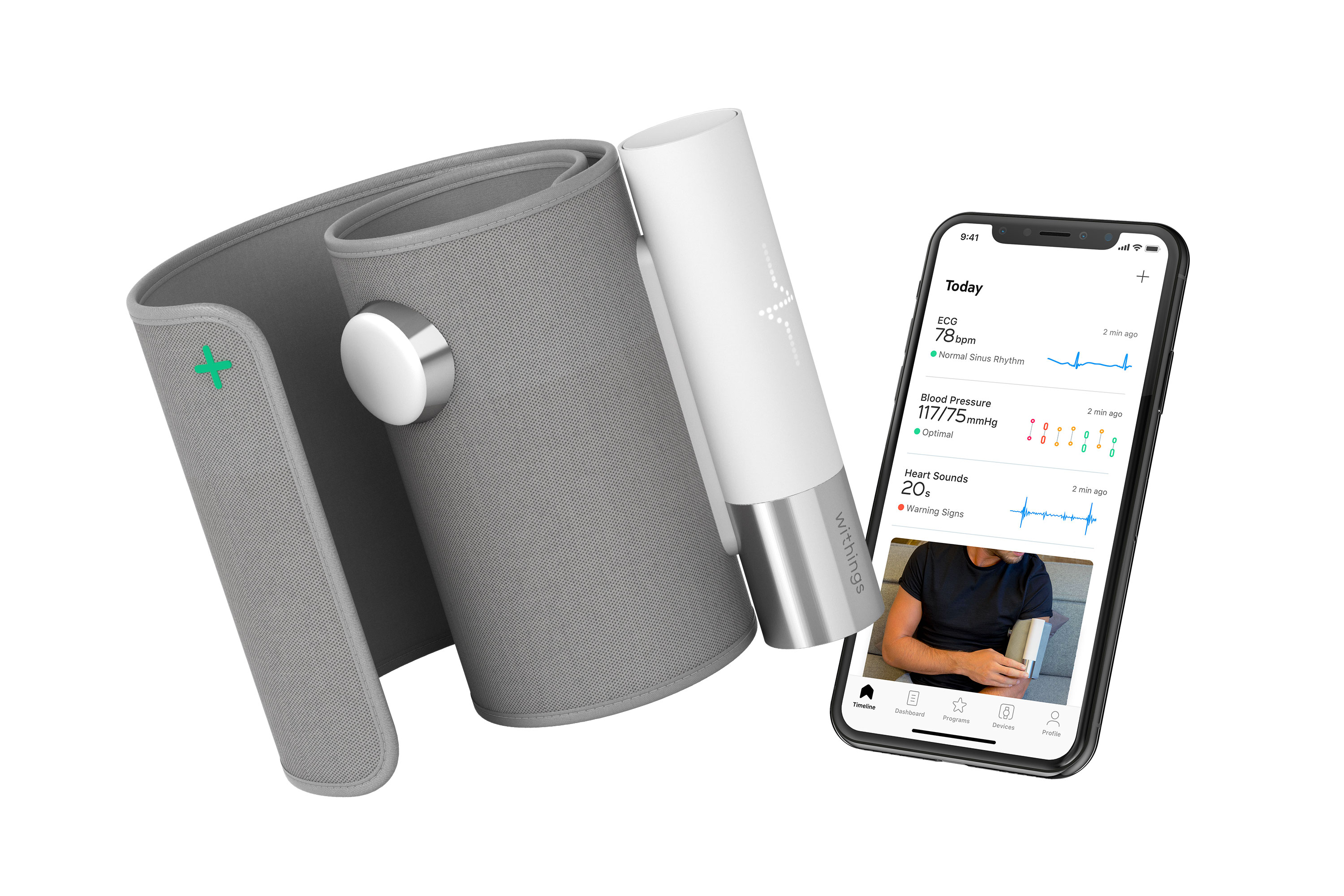 withings ecg blood pressure