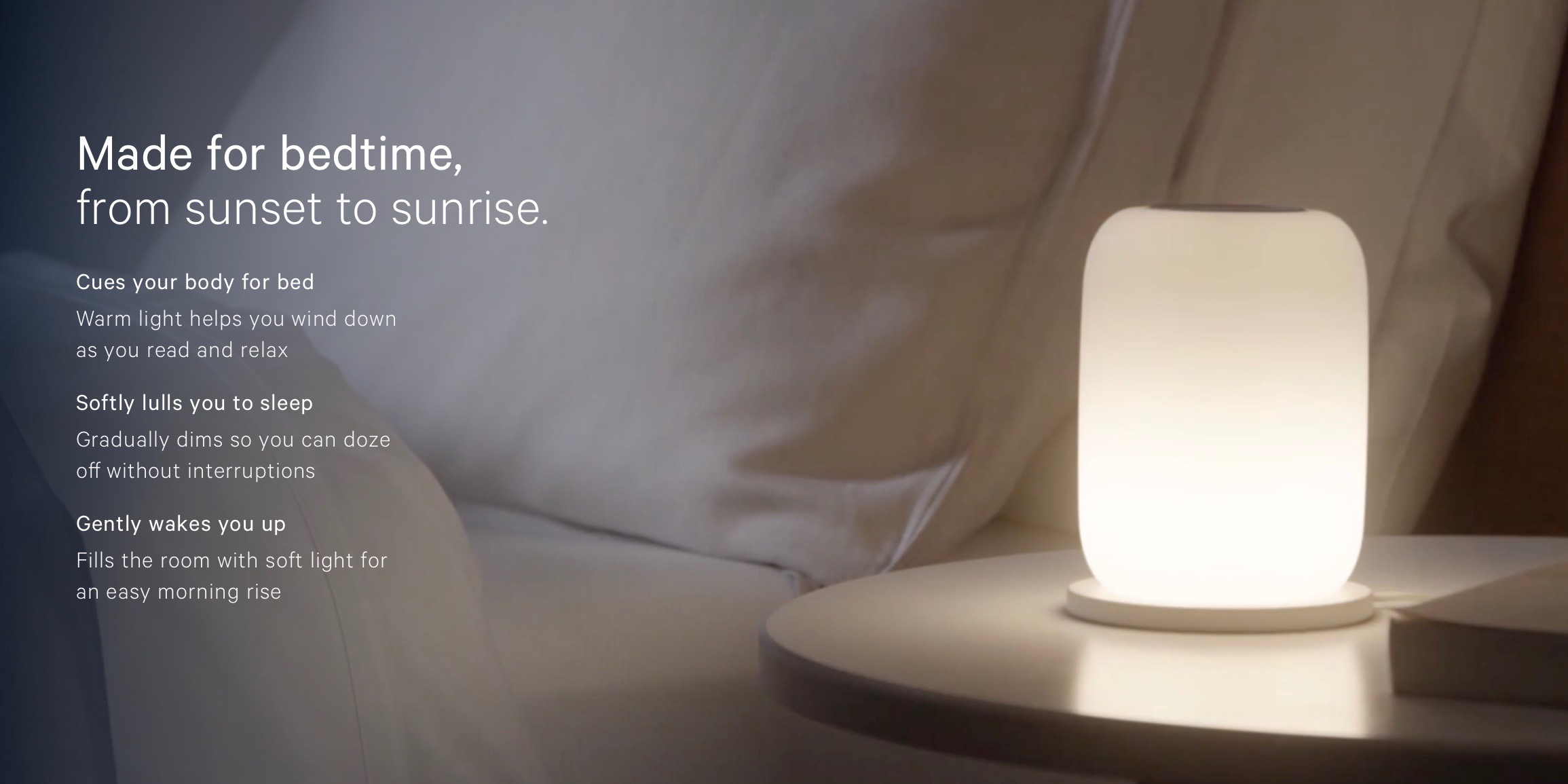 brings Night Shift to the bedroom with new Glow smart light with gestures, wireless design, more - 9to5Mac