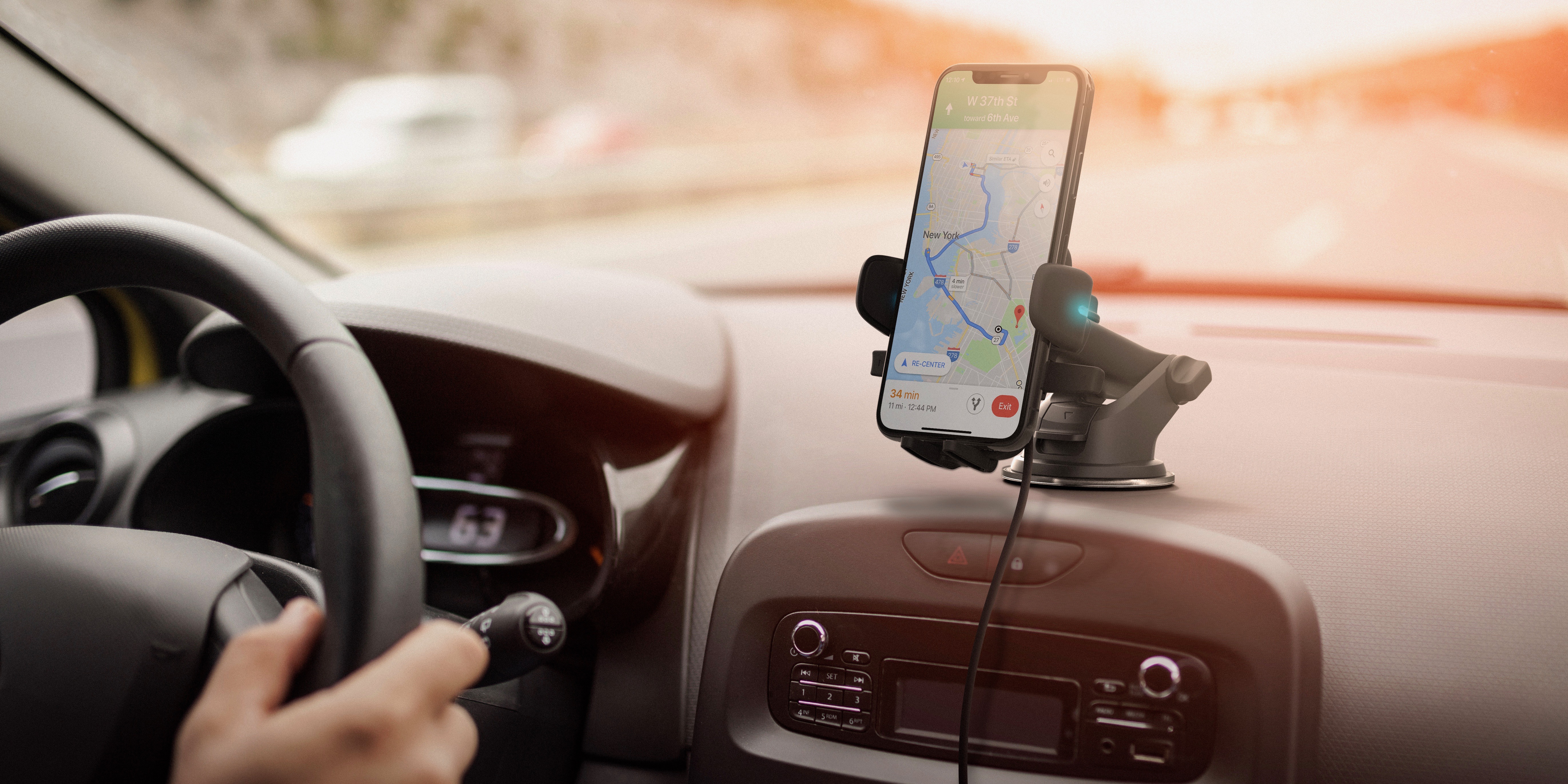 iOttie unveils iPhone car mount with built-in Alexa and wireless