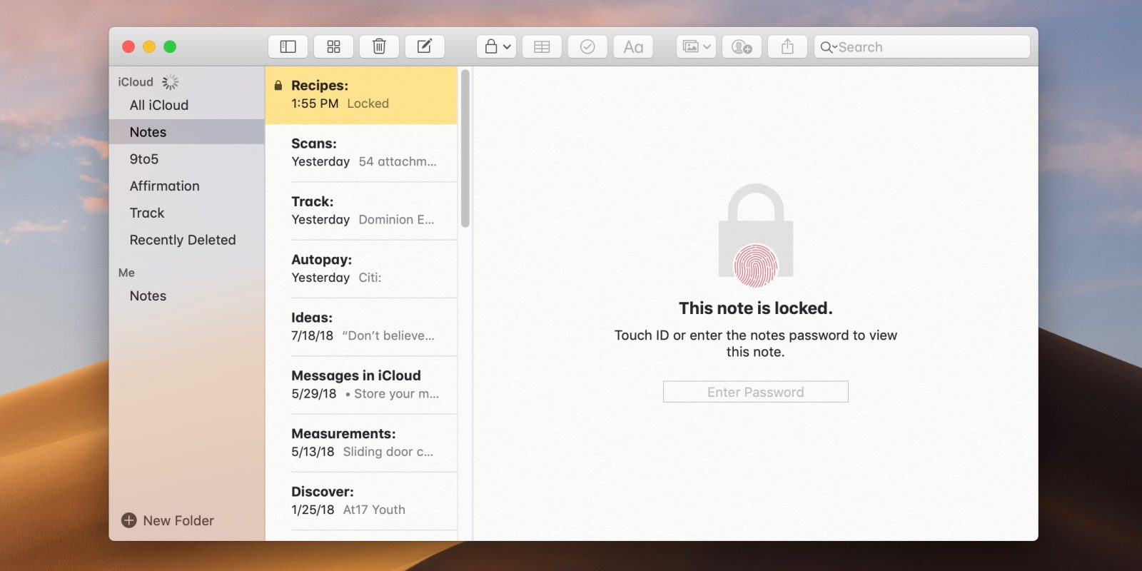 how-to-lock-notes-on-mac-9to5mac