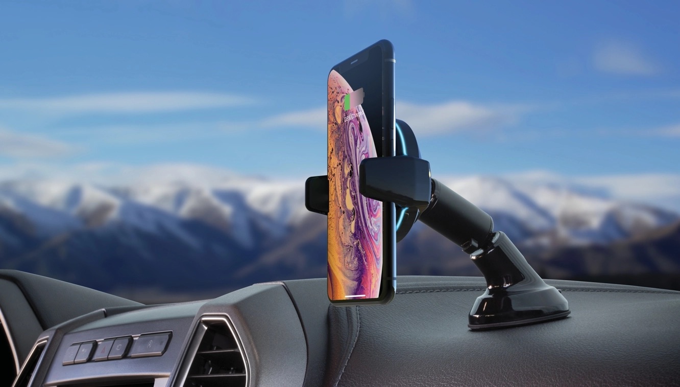 SCOSCHE WIRELESS FAST CHARGING MOUNT FOR CAR AND HOME OFFICE QI CERTIFIED