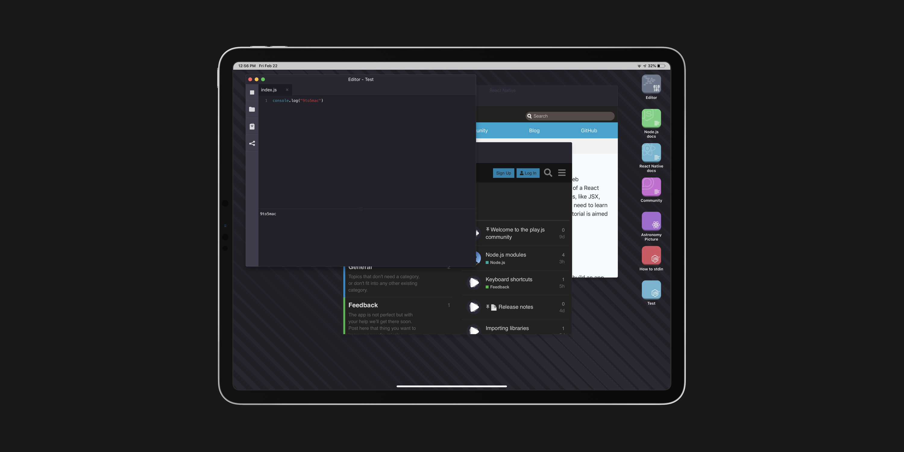 Play Js Implements A Mac Like Desktop Experience On Ipad But Could Be Pulled U 9to5mac