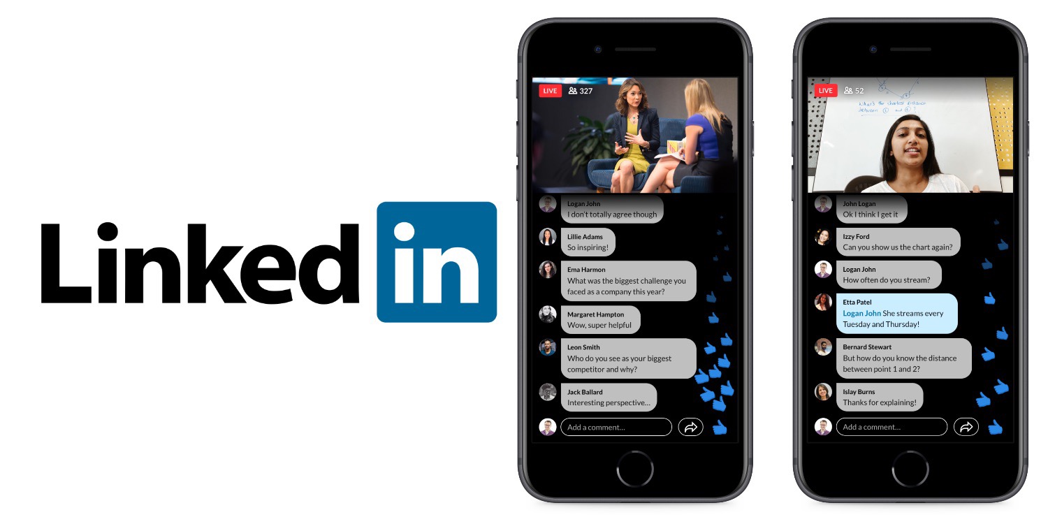 LinkedIn has a new way for professionals to connect with Live video broadcasts for conference and announcements
